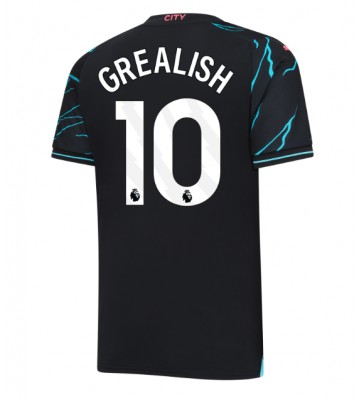 Manchester City Jack Grealish #10 Koszulka Trzecich 2023-24 Krótki Rękaw